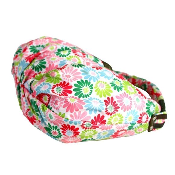 Le SportSac MULTICOLOR NYLON CANVAS FLOWER PRINT SHOULDER BAG HANDBAG HOBO PURSE - Picture 9 of 16